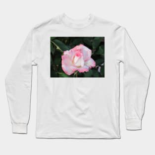 Light Pink Rose Long Sleeve T-Shirt